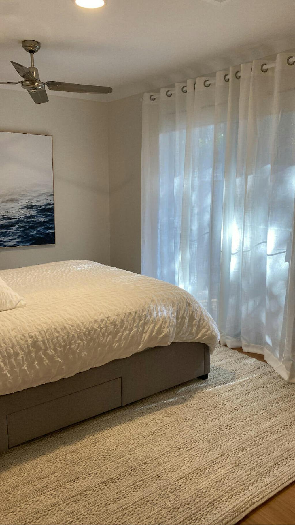 Mandurah Ivory Textured Wool Rug Simple Style Co