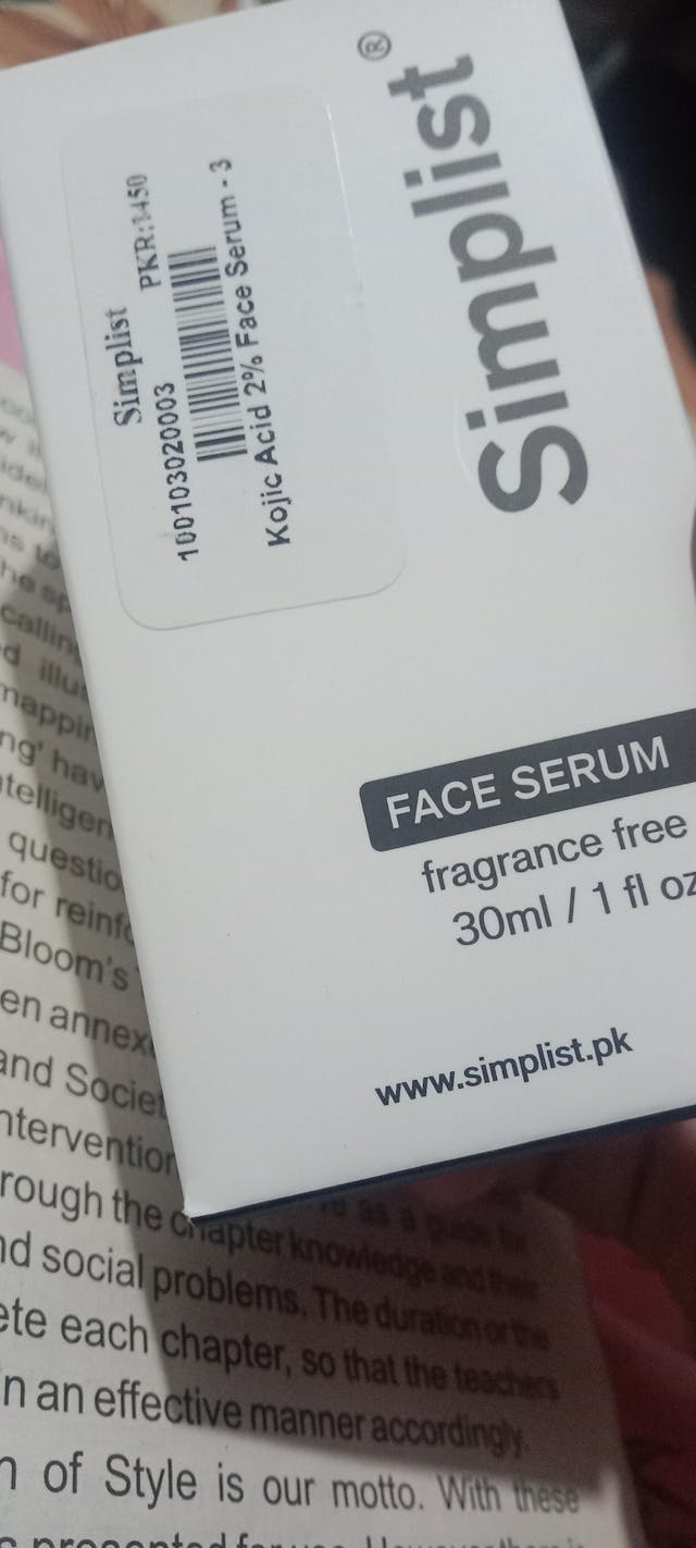Kojic Acid 2% Face Serum
