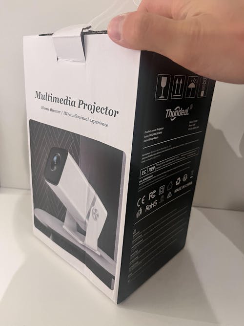 ThundeaL TD80W Smart Projector – Android 13 | WiFi 6 | Bluetooth 5.0 | 4K | 1080P Full HD