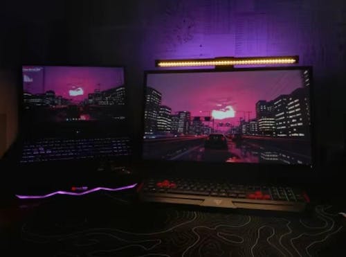 LED Dimmable Monitor Light Bar RGB