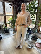 (Ships 3/11) KANCAN Kassie High Rise Cropped Wide Leg Jeans