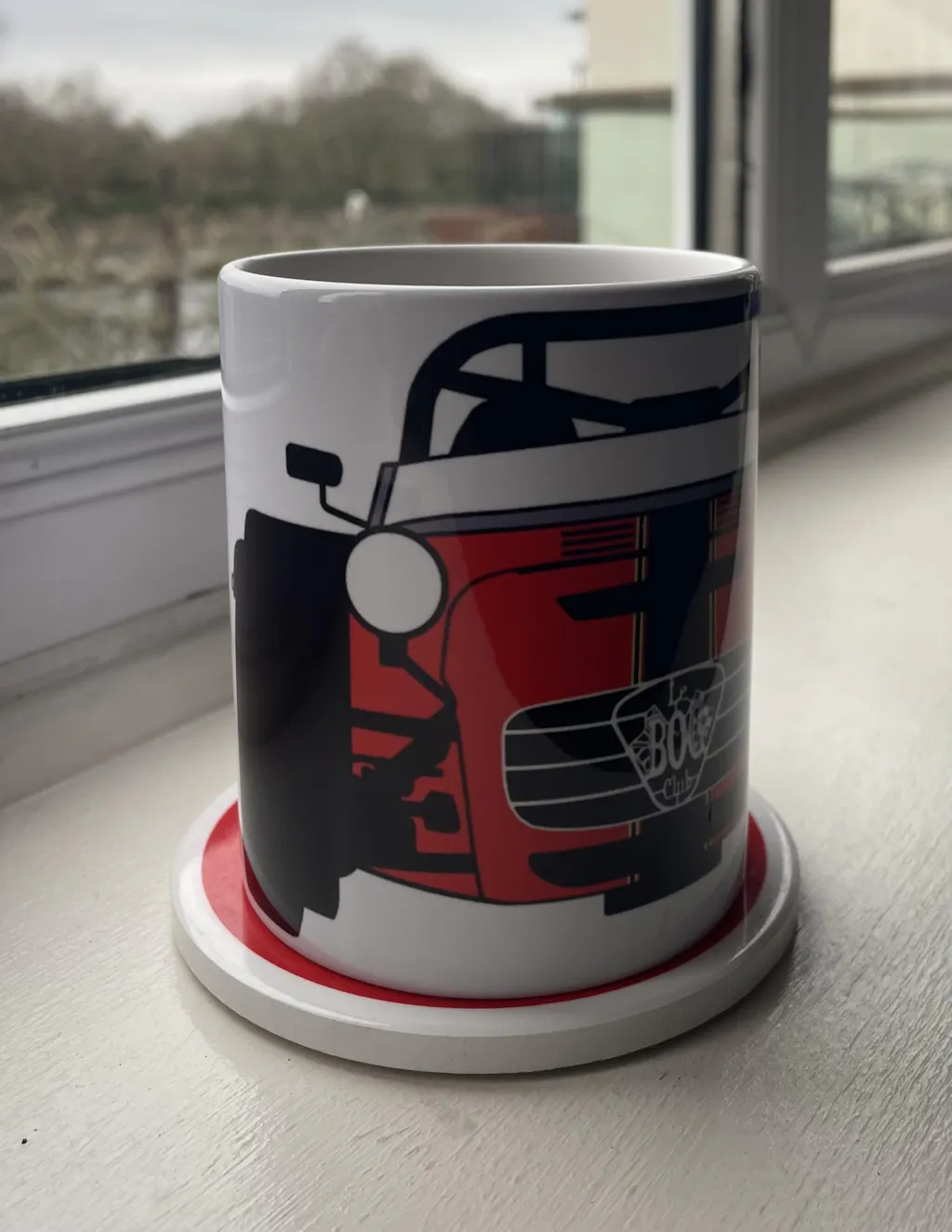 Photo and Text Personalised Photo Mug - Coloured with Your Photos - Coloured 11oz and Bone China 15oz options