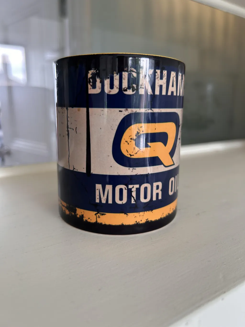 Duckhams Q Motor Oil Mug | Retro Racing Mug for Car Lovers