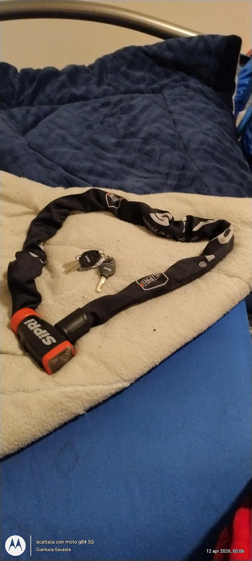 SiPRi® Alarm-Kettenschloss | Fahrradschloss mit 120dB Alarm für E-Bike