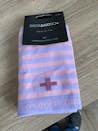 Overtime Lilac/Fairy Floss Stripe Compression Socks