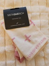 Late/Early Strawberries and Cream Cross Compression Socks