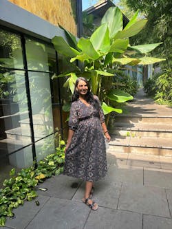Olive Black Dress