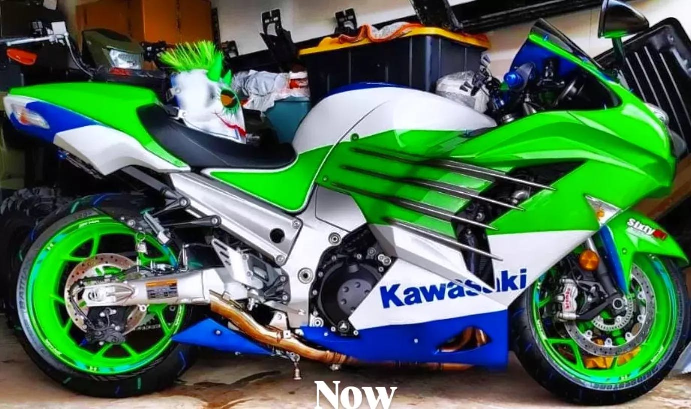 Kawasaki ZX14 ZX14R 2006-2025 Black Lowering Links | Sixty61