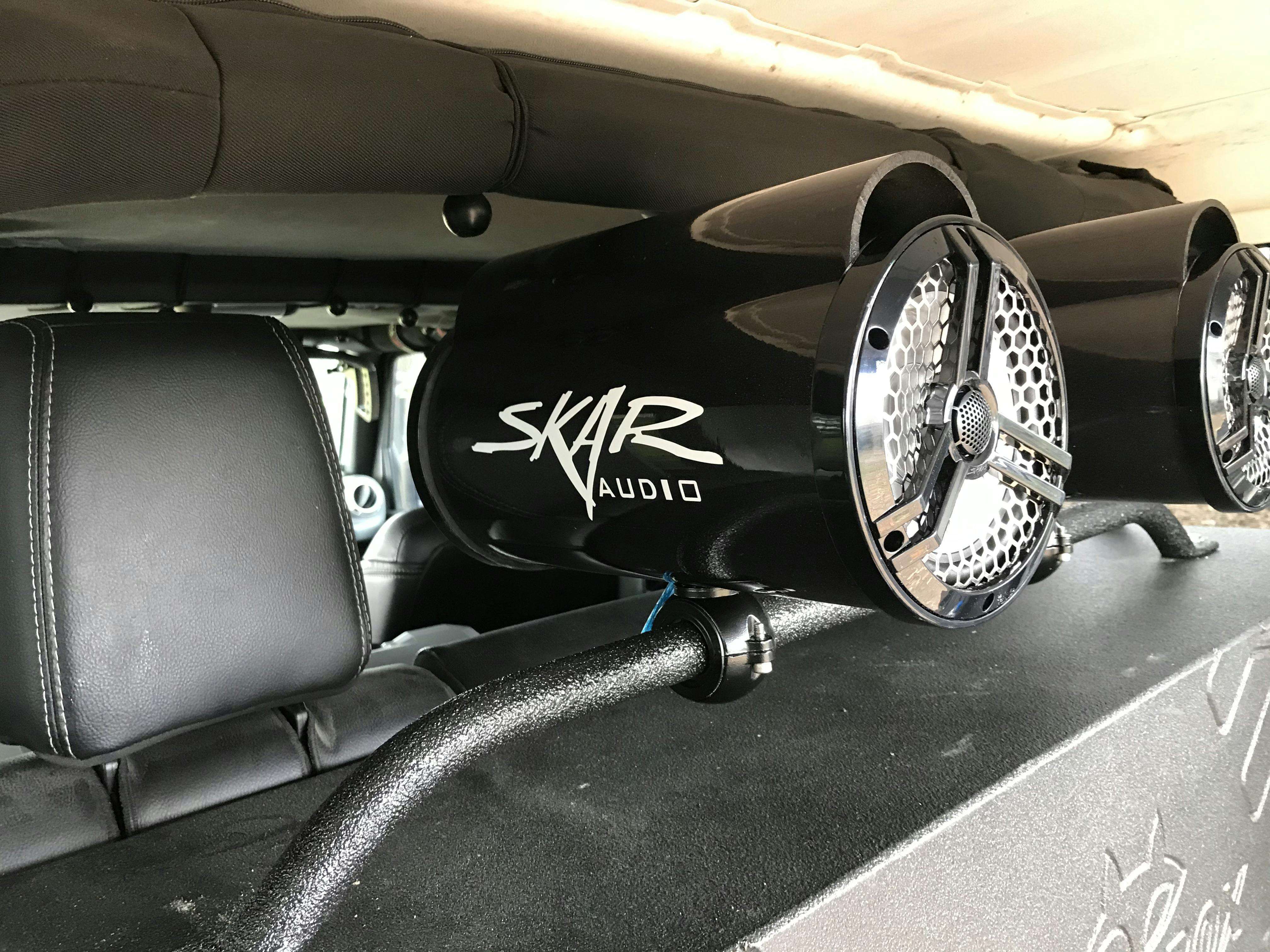 Skar Audio SK65MB 6.5" 320 Watt Marine Speakers Pair (Black)