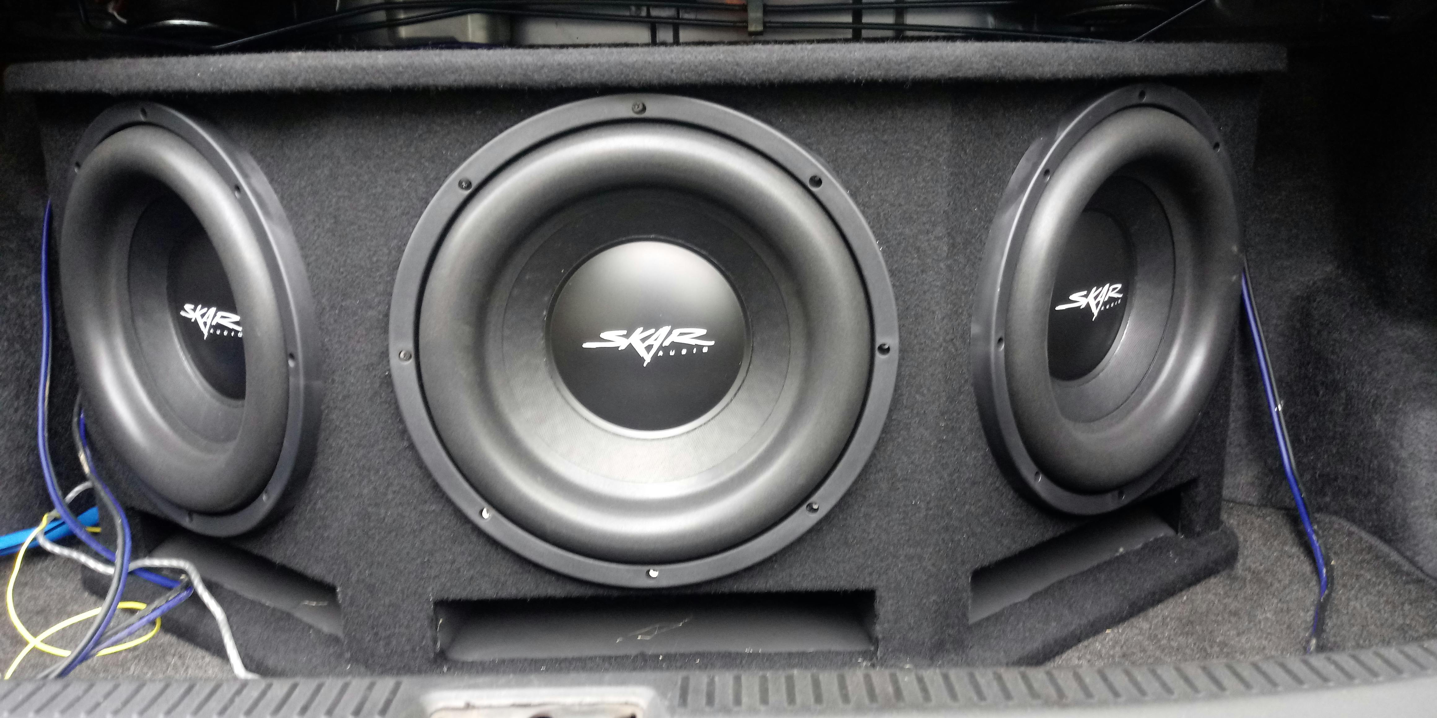 triple 12 ported subwoofer box