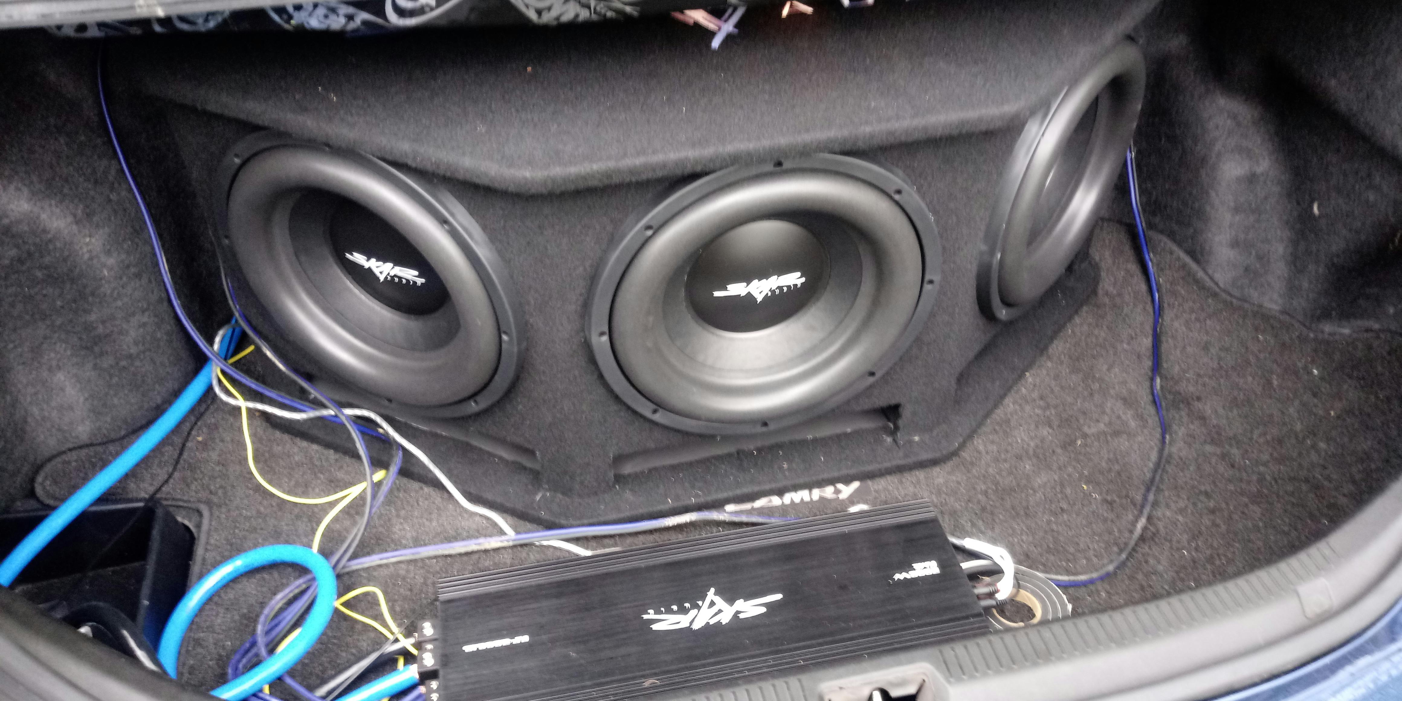 3 12 inch subs