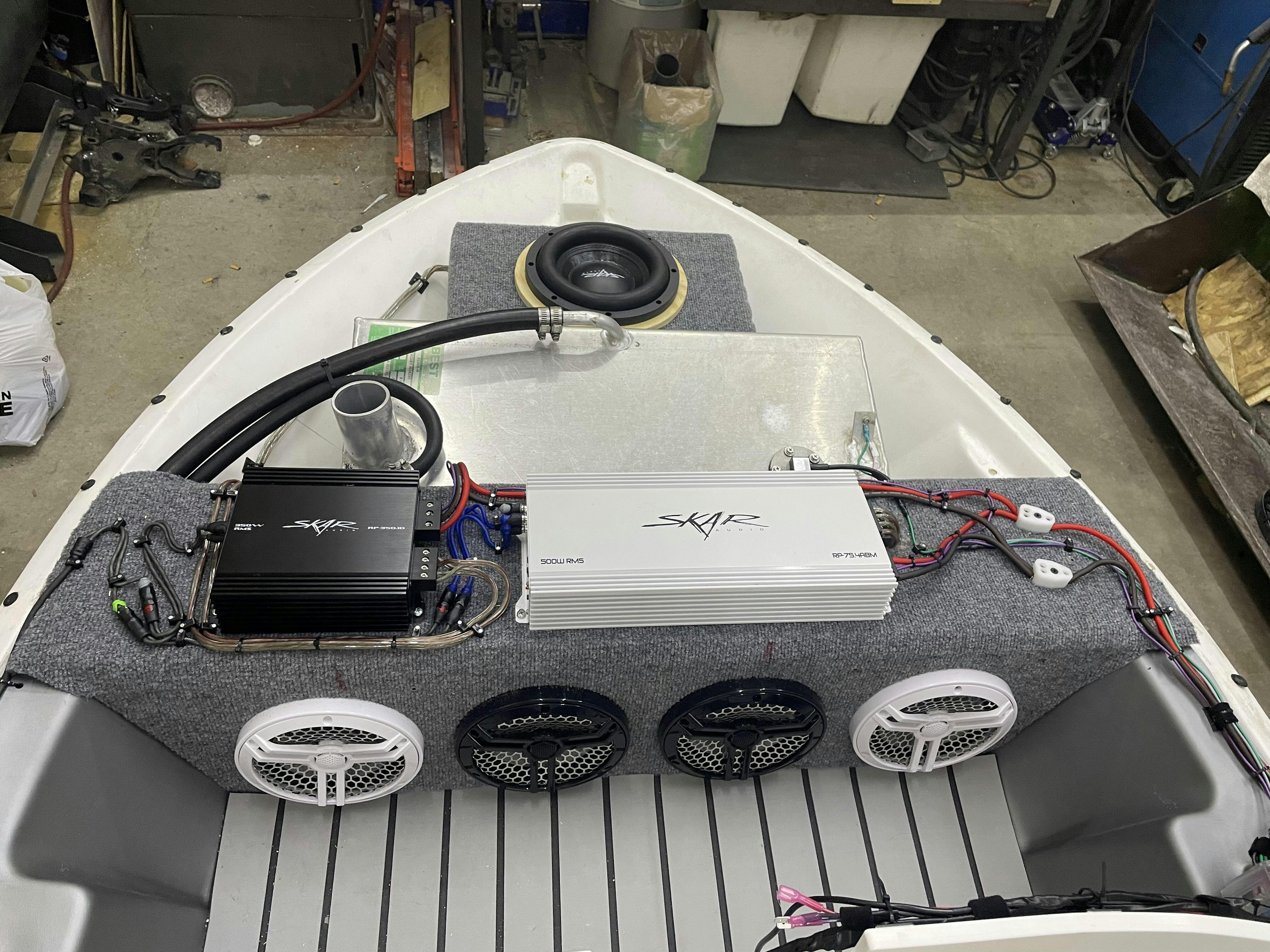 Skar Audio SK65MB 6.5" 320 Watt Marine Speakers Pair (Black)