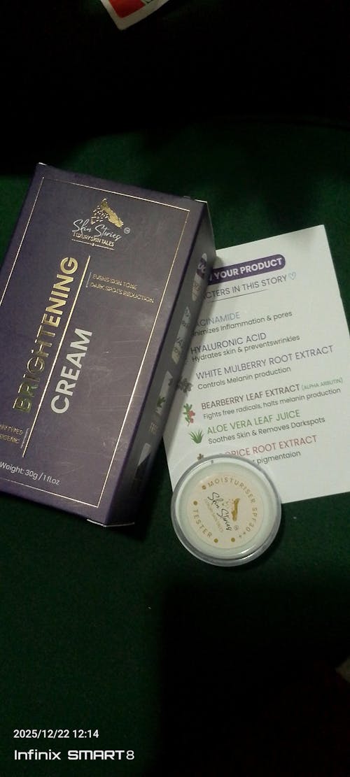 "The Glow Within" Brightening Cream