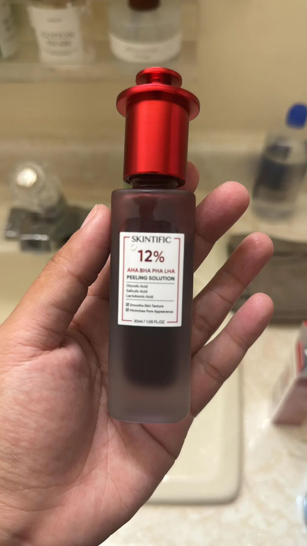 12% AHA BHA PHA LHA Peeling Solution Serum