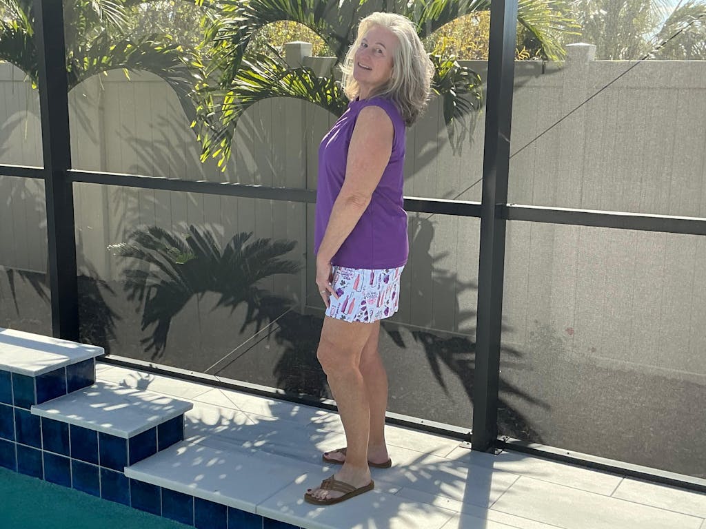 KEEP WINING PRINT SKORT