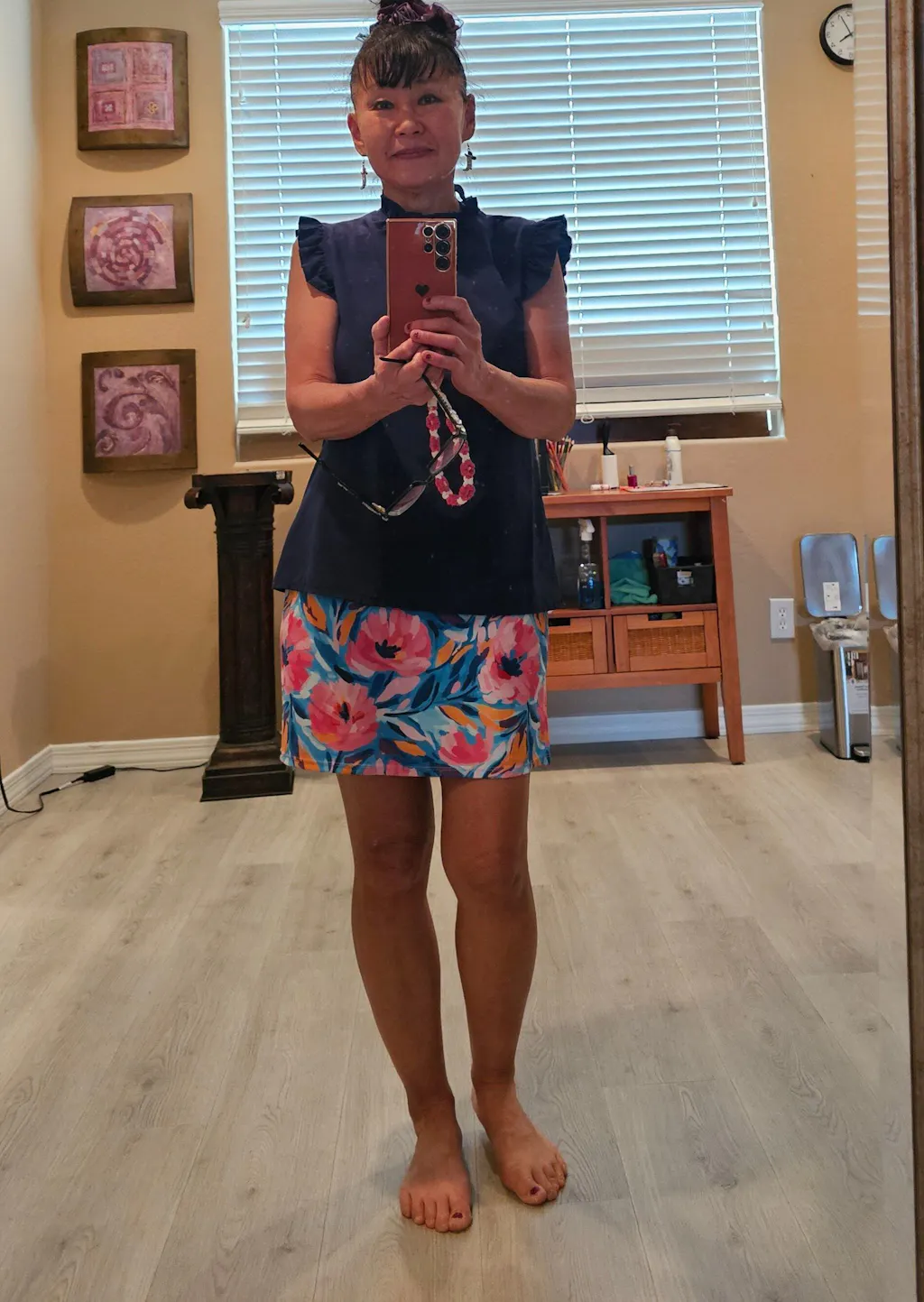 MILEY'S FLOWERS SKORT
