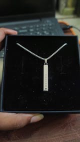 Personalised Cuboid Locket for Men