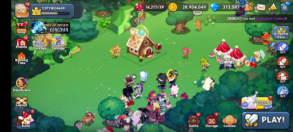 Cookie Run Kingdom Starter Reroll Account with Moonlight [Hollyberry]