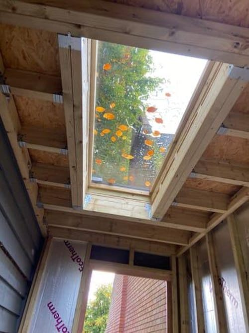 Triple Glazed Frameless Skylight (Flat Roof) 600 x 1500 mm