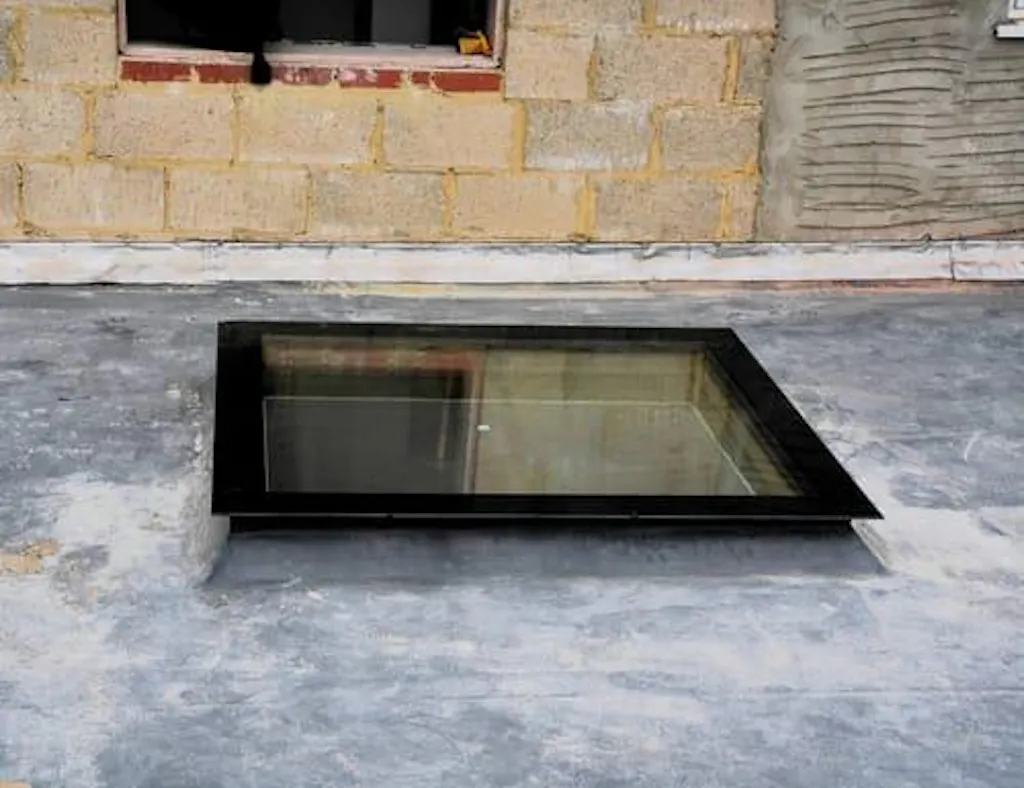 Triple Glazed Frameless Skylight (Flat Roof) 600 x 600 mm