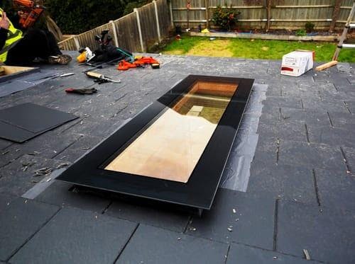 Triple Glazed Frameless Skylight (Pitched Roof) 400 x 1500 mm