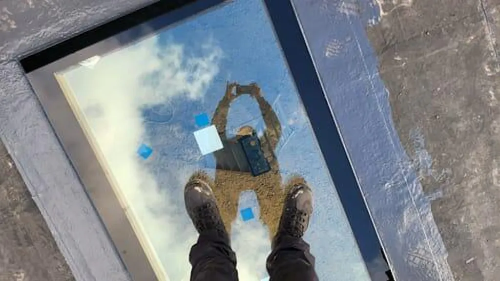 400 x 1500 mm Frameless Walk on Skylight