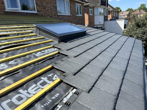 Custom Triple Glazed Frameless Skylight (Pitched Roof)