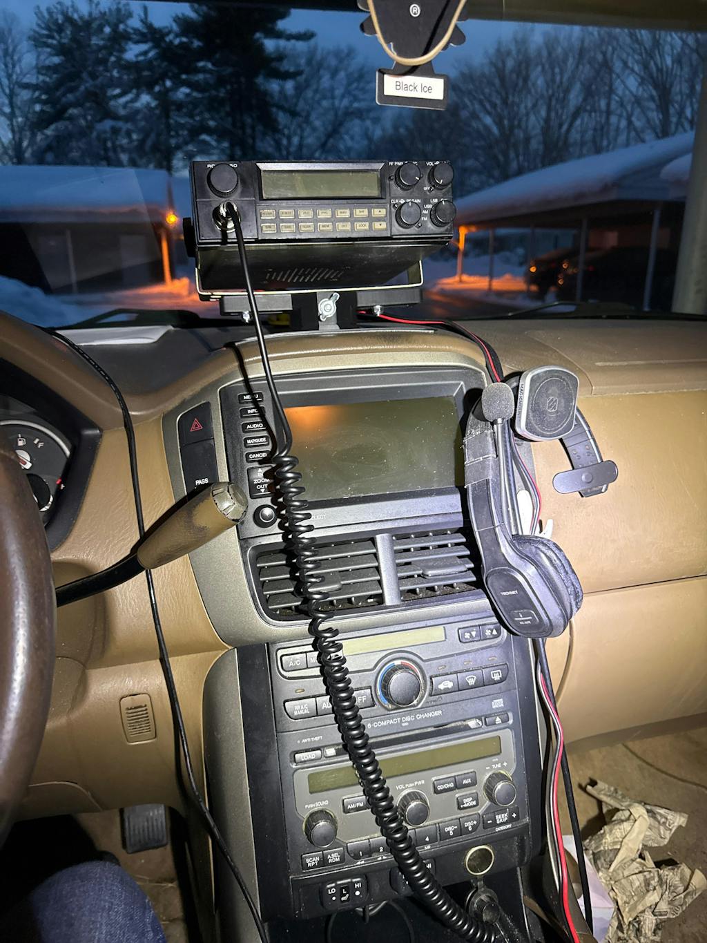 Dashboard Radio Mount - Works With CB, Ham, GMRS Radios, Scanners and More