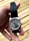 Mod Datejust Roman Silver