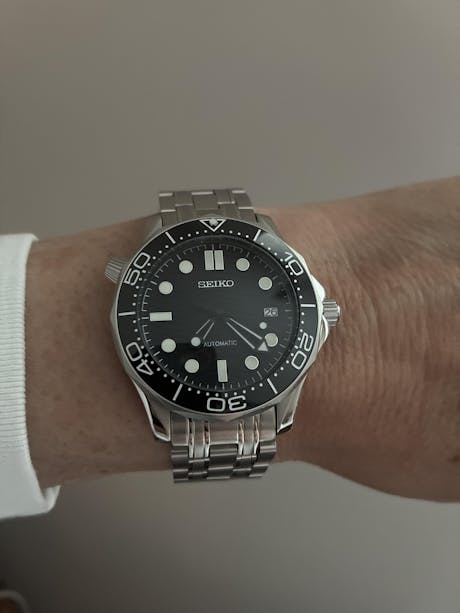 Mod Seamaster Silver Black