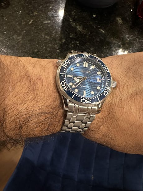 Mod Seamaster Silver Blue