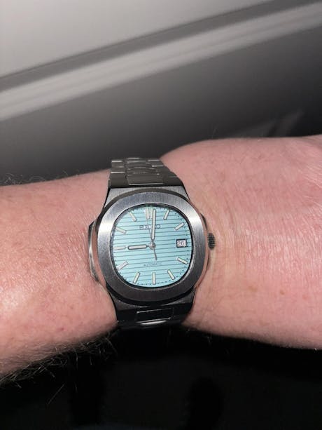 Mod Nautilus Silver Tiffany Blue