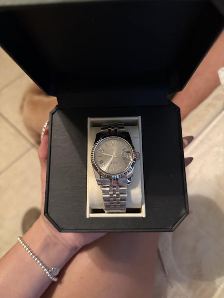 Mod Datejust Roman Silver