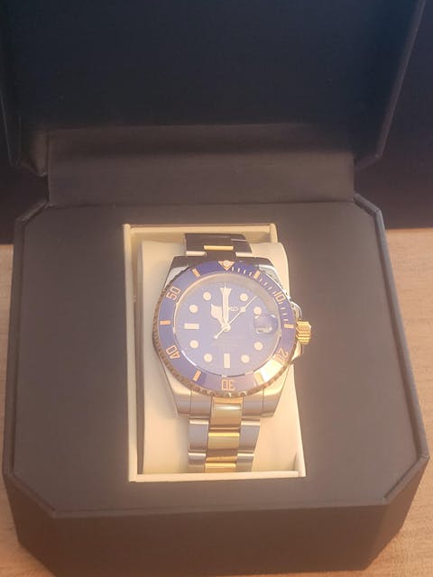 Mod Submariner Two-Tone Gold Blue