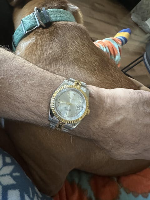 Mod Datejust Two-Tone Gold Arabic