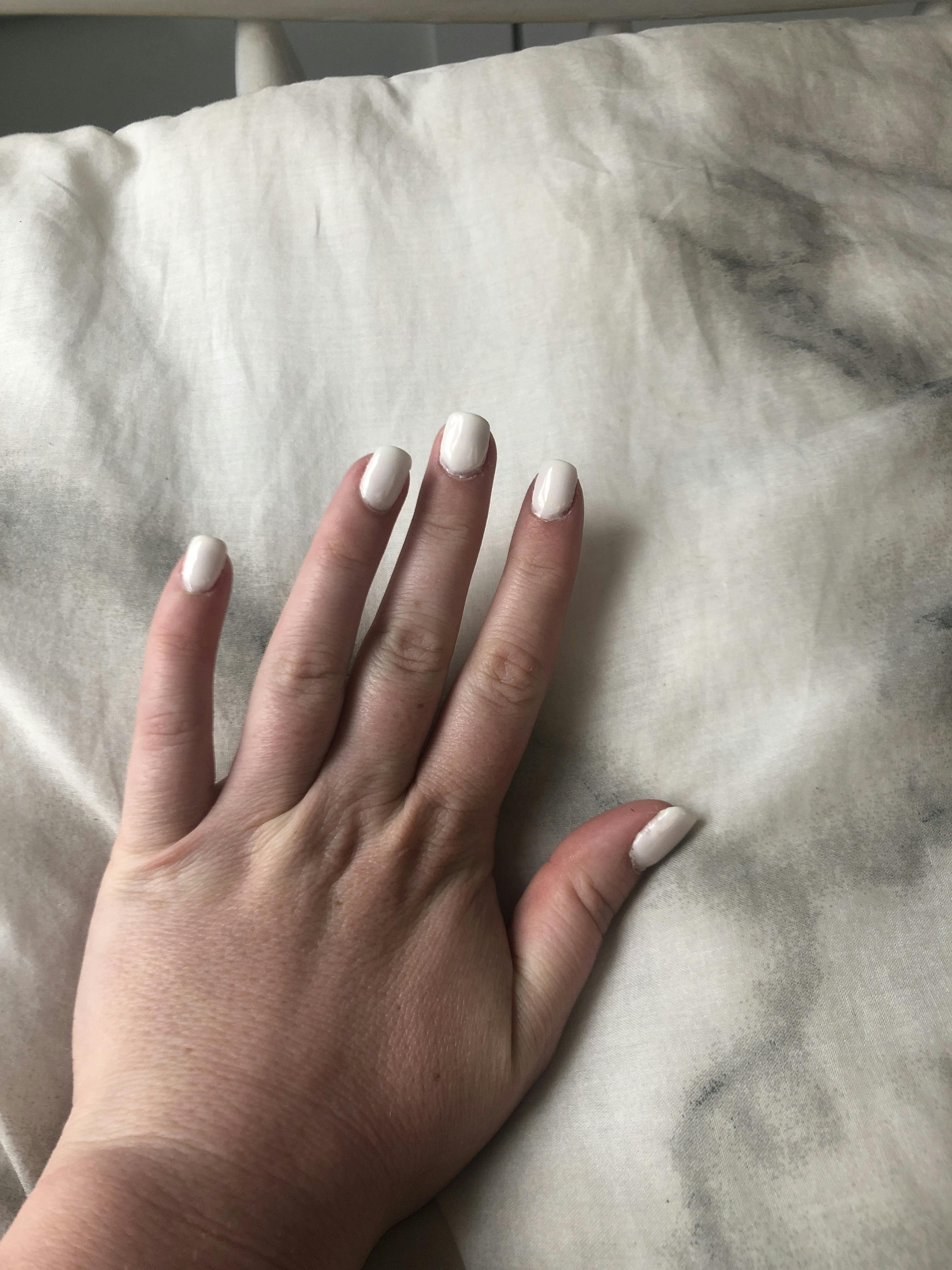 DND #056 white chalk  Dnd gel polish, White gel nails, Nail colors