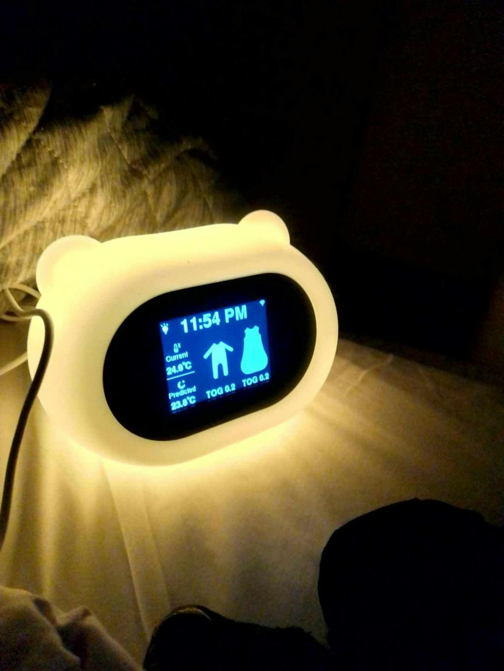 Baby Sleepwear Guide, Night Light and Thermometer