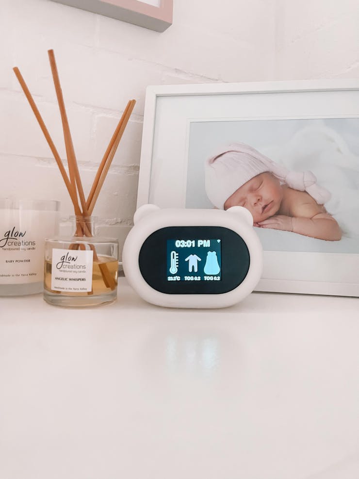Baby Sleepwear Guide, Night Light and Thermometer