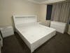 Bella Bed Frame - Mocha Oak, Gloss White