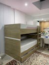 Convertible Bunk Bed with Trundle | Vintage Oak