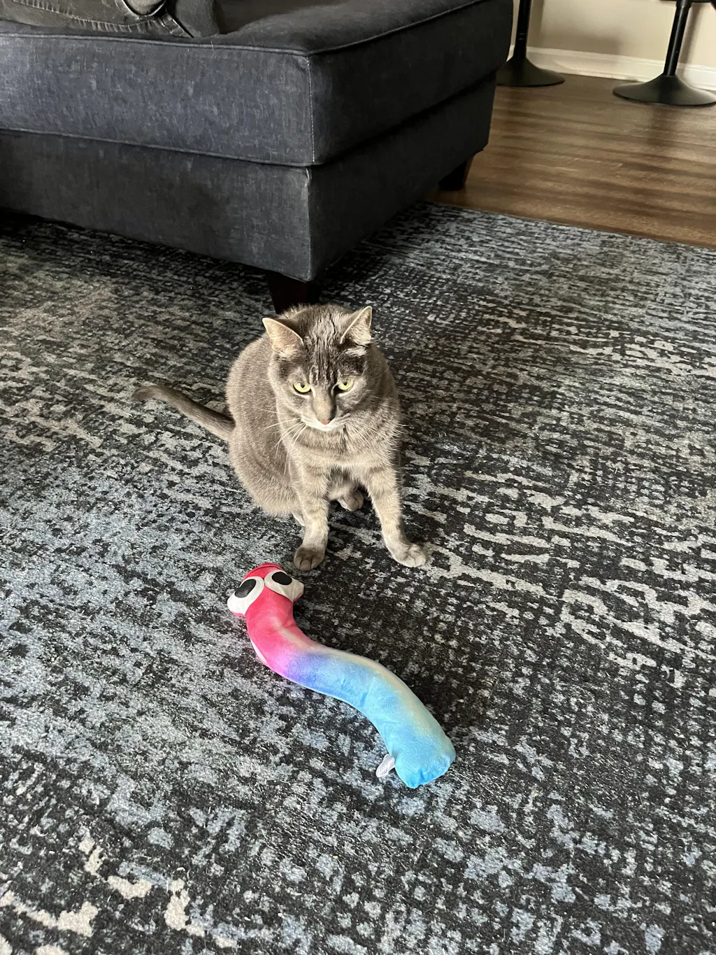 Get Kickin' Gummy Worm Kicker Cat Toy for Endless Feline Fun