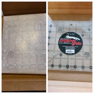 Creative Grids 7-1/2-Inch Square Quilt Ruler (CGR7)