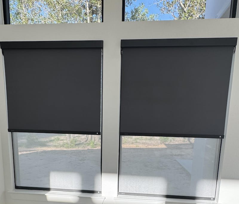 SmartWave Motorized Roller Shades 100% Blackout Wilderness