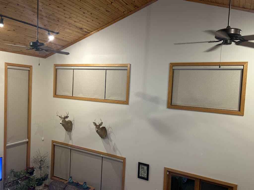 SmartWave Motorized Roller Shades 100% Blackout Wilderness