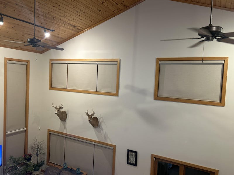 SmartWave Motorized Roller Shades 100% Blackout Wilderness