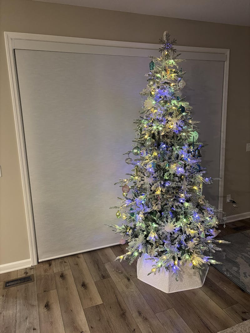 SmartWave Motorized Light Filtering Roller Shades 70% Blackout Essence