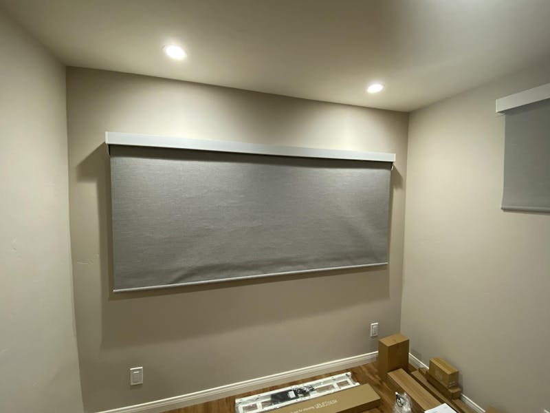 SmartWave Motorized Roller Shades 100% Blackout Dual-Sided Elegance