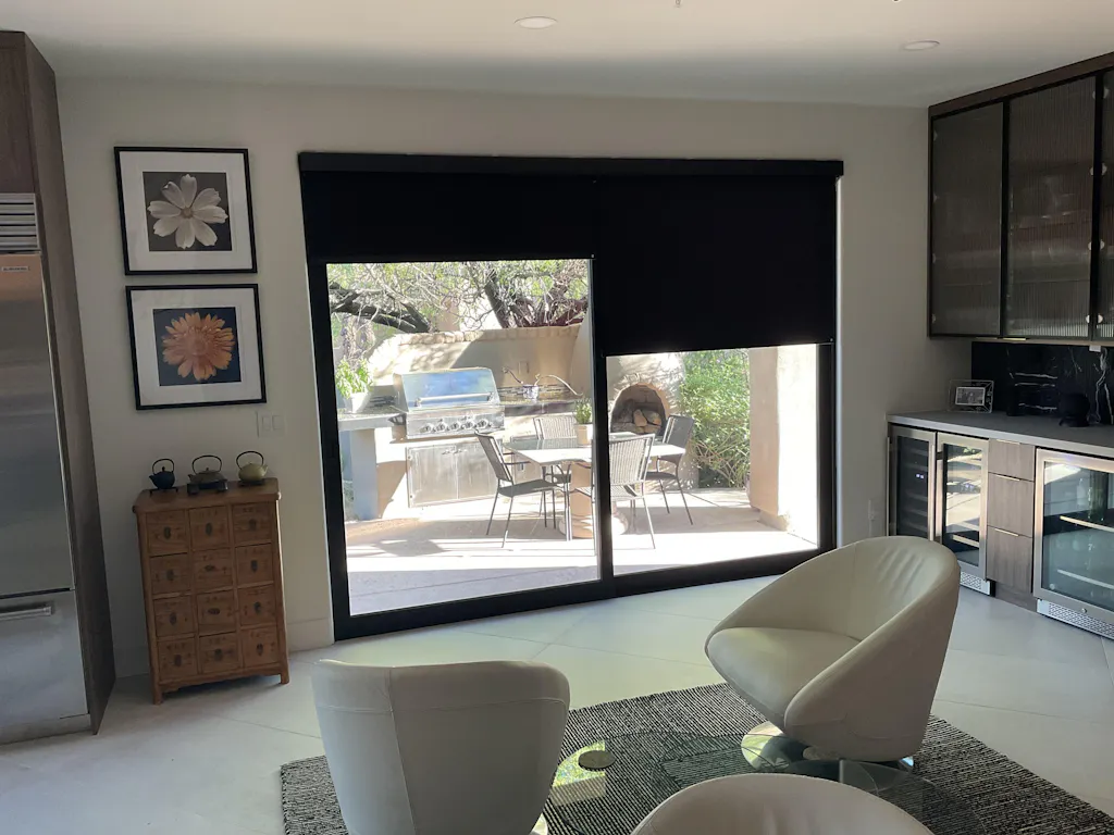 SmartWave Motorized Light Filtering Roller Shades 80% Blackout Flex