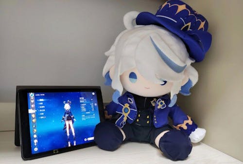 Smile House Genshin Impact Plushies Staring Furina Forcalors 40CM Plush Doll