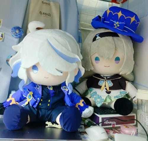 Smile House Genshin Impact Plushies Staring Furina Forcalors 40CM Plush Doll